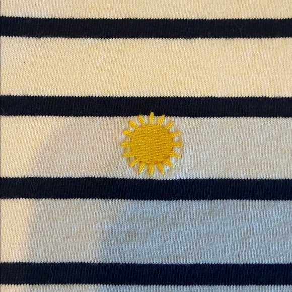 Madewell Embroidered Sun Setist Boxy Top Size XXS 100% Cotton - Picture 5 of 8